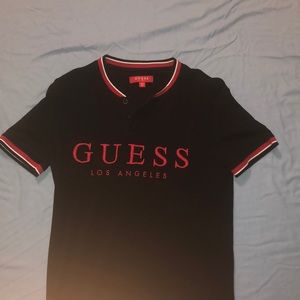 GUESS Los Angeles Half Button Up